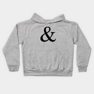 Ampersand sign, and sign Kids Hoodie